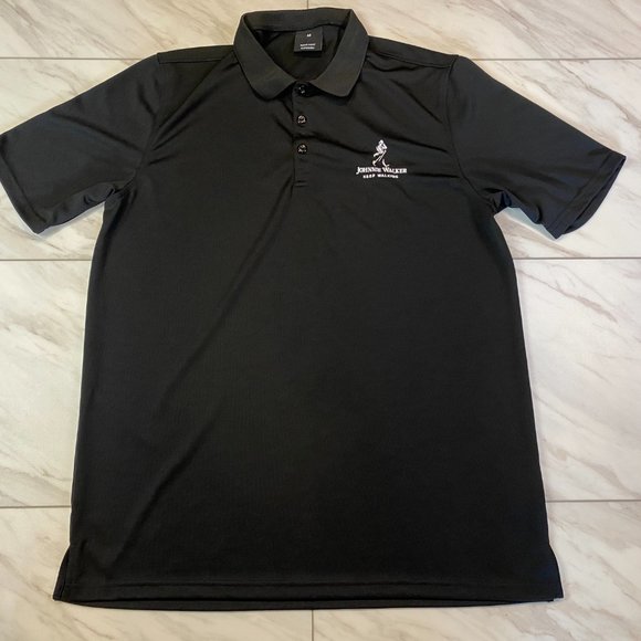 Johnnie Walker Black Performance Golf Polo Medium M - Picture 2 of 6